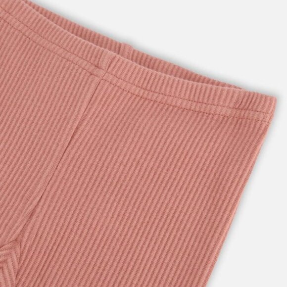 DEUX PAR DEUX RIB LEGGINGS Pink Cinnamon color - Picture 3 of 7